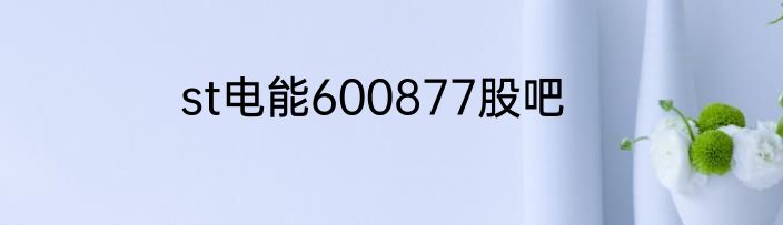 st电能600877股吧