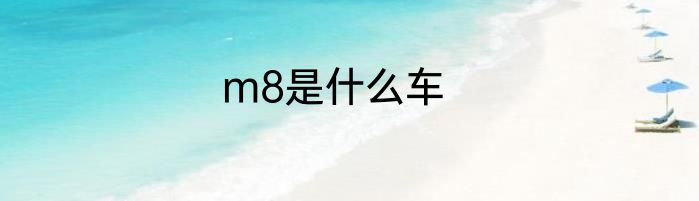 m8是什么车