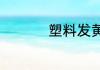 塑料发黄怎么清洗变白