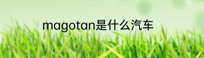 magotan是什么汽车