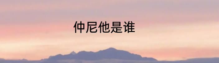 仲尼他是谁
