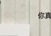 你真伟大歌词