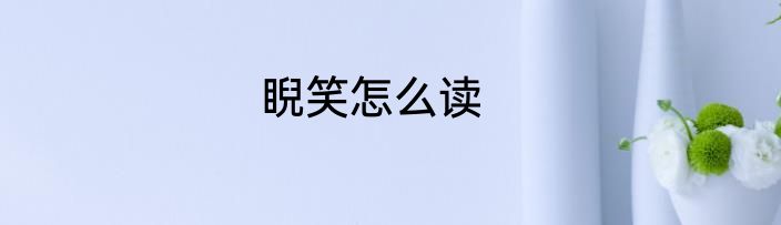 睨笑怎么读
