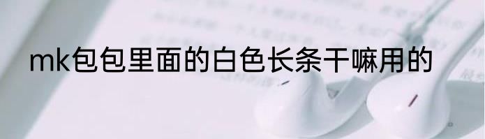 mk包包里面的白色长条干嘛用的