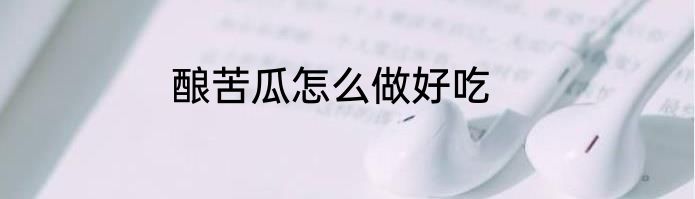 酿苦瓜怎么做好吃