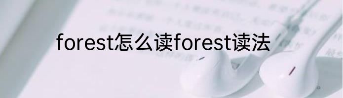forest怎么读forest读法