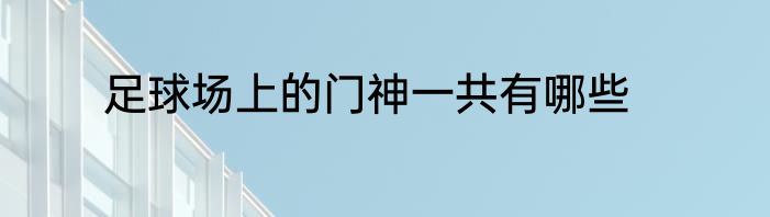 足球场上的门神一共有哪些