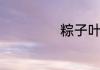 粽子叶是什么植物