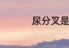 尿分叉是哪里出了问题