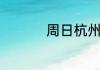 周日杭州限外地牌照吗