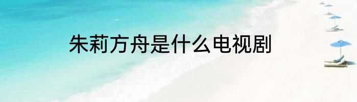 朱莉方舟是什么电视剧