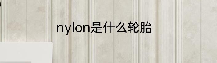 nylon是什么轮胎