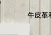 牛皮革和牛皮的区别