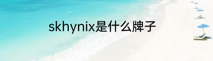 skhynix是什么牌子