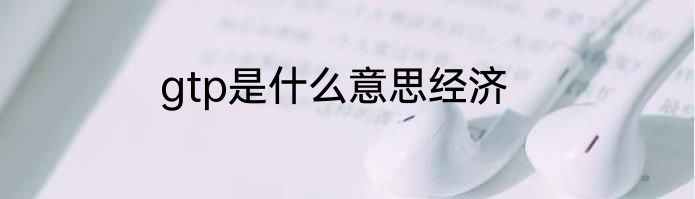 gtp是什么意思经济