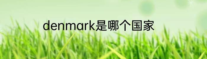 denmark是哪个国家
