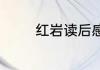 红岩读后感500字优秀作文