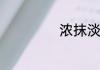 浓抹淡妆名词解释