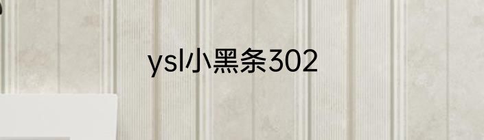ysl小黑条302