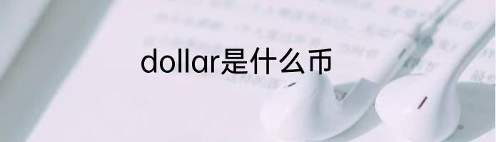 dollar是什么币
