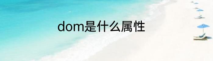 dom是什么属性