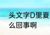 头文字D里夏树和那个开奔驰的是怎么回事啊