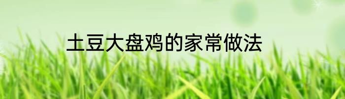 土豆大盘鸡的家常做法