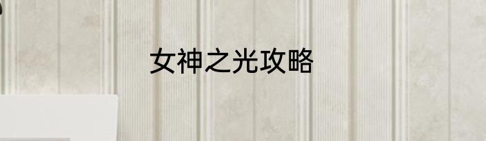 女神之光攻略