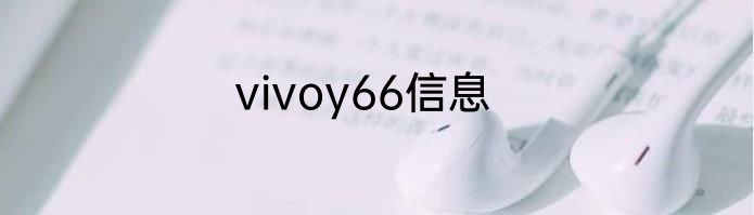 vivoy66信息