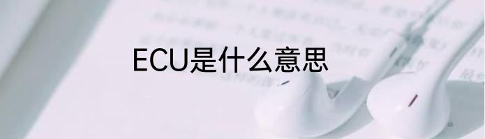 ECU是什么意思