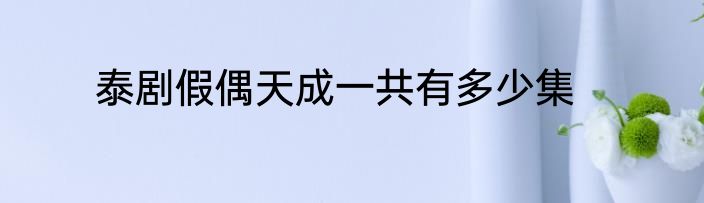 泰剧假偶天成一共有多少集