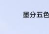 墨分五色指的是哪五色