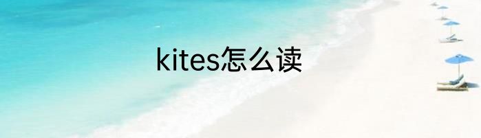 kites怎么读