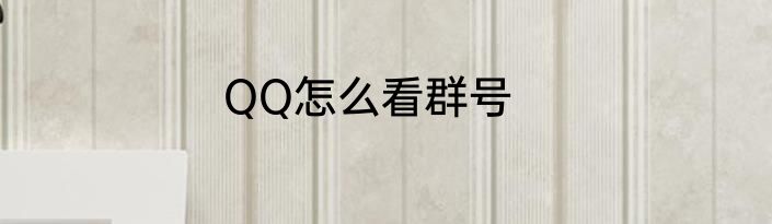 QQ怎么看群号