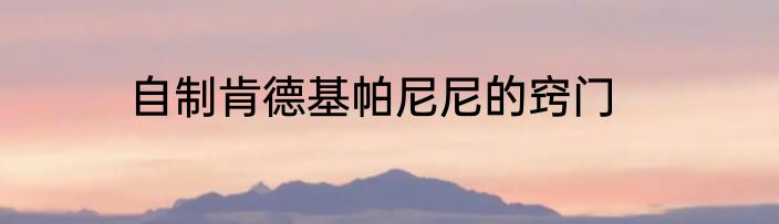 自制肯德基帕尼尼的窍门