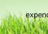 expenditure可数吗