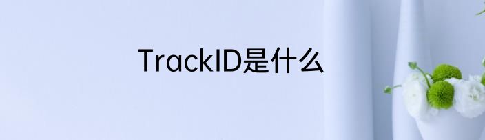 TrackID是什么