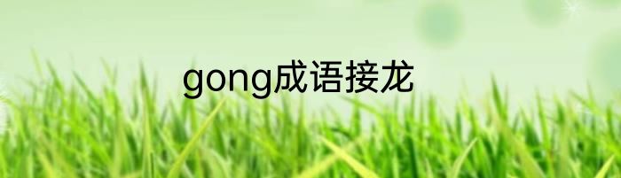 gong成语接龙