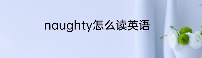 naughty怎么读英语