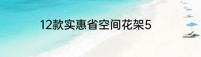 12款实惠省空间花架5