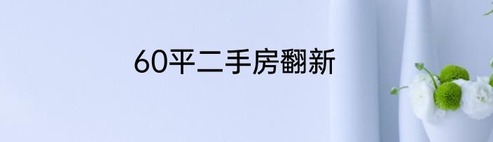 60平二手房翻新