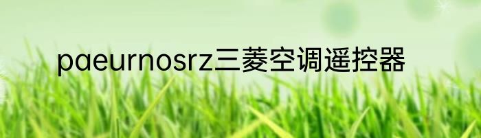 paeurnosrz三菱空调遥控器