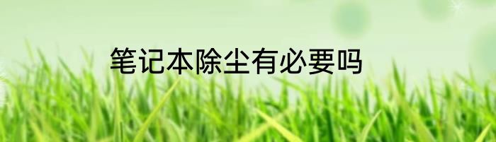 笔记本除尘有必要吗