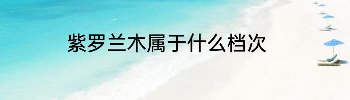 紫罗兰木属于什么档次