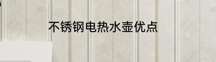 不锈钢电热水壶优点