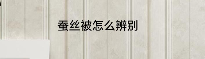 蚕丝被怎么辨别
