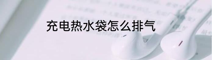 充电热水袋怎么排气