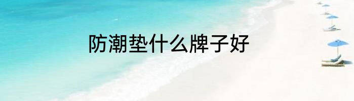 防潮垫什么牌子好