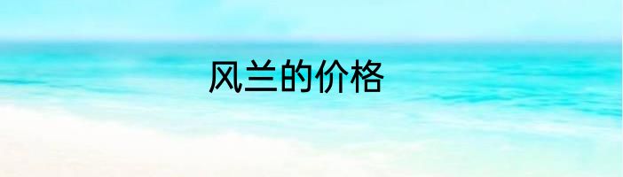 风兰的价格