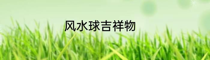 风水球吉祥物
